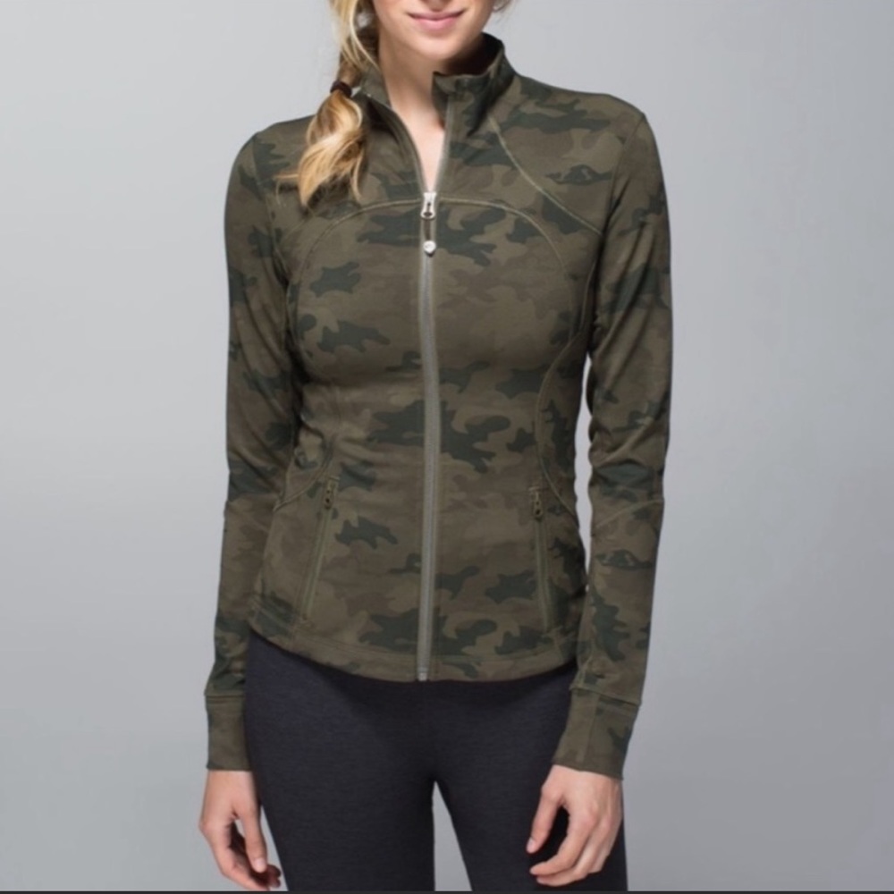 Lululemon Forme Jacket-Savasana Green Camo